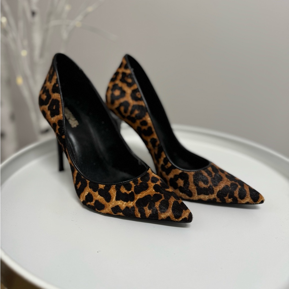 Michael Kors Leopard Print Stilettos Size 7